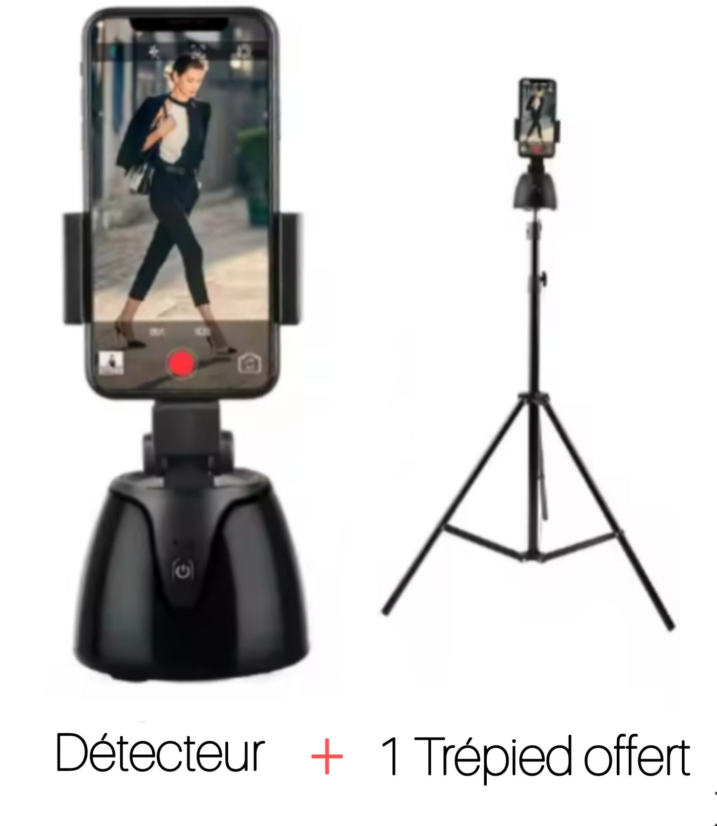 Support Téléphone Rotatif Automatique 360°